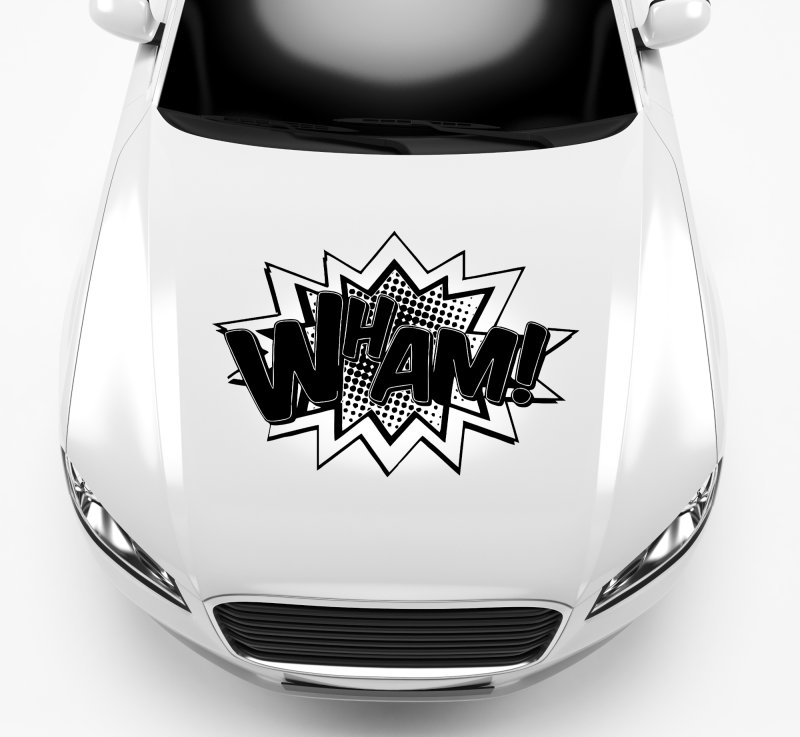 Preview: Aufkleber 46005 WHAM - Roy Lichtenstein